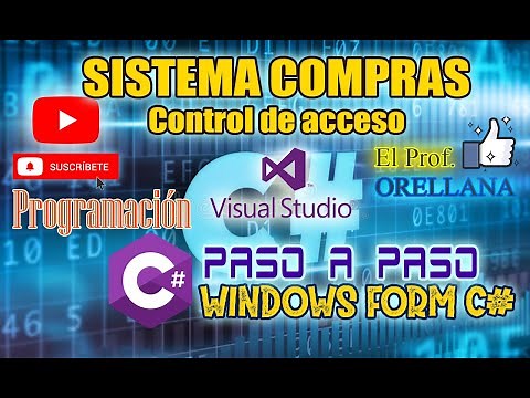 SISTEMA COMPRAS - VÍDEO 1- Windows Form C# - Visual Studio 2012