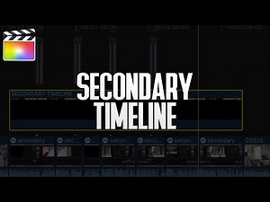 Secondary Timeline in Final Cut Pro X
