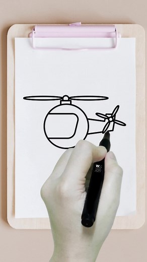 How to Draw Helicopter for Kids - Step by Step Guide