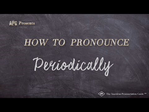 How to Pronounce Periodically (Real Life Examples!)