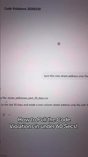 How to Pull the Code Violations in under 60 Secs! 🏡