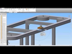 Tuto-43 Autodesk Inventor La fonction balayage rail convoyeur