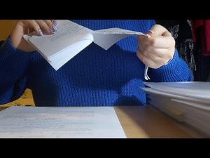 20 🌷 Decluttering Old Papers | No Talking ASMR