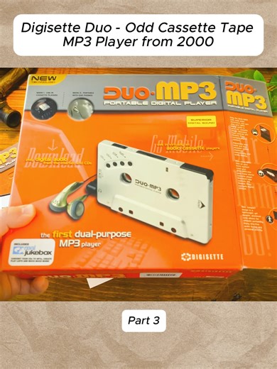 Digisette Duo - Odd Cassette Tape MP3 Player from 2000#tech #technology #sicence #fyp #viral