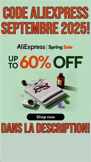 Code AliExpress Septembre 2025 Promo Spring Sale