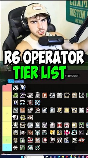 R6 Operator TIER List! #rainbow6siege #siege