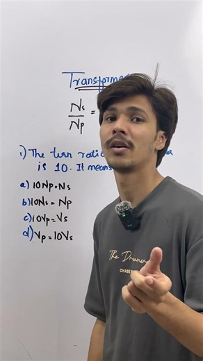 Transformer Formula Explained | Ns/Np = Vs/Vp Easy Trick #exambro #education #students