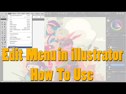 Edit Menu Bar In Illustrator