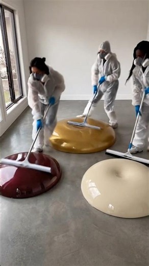Luxury Bedroom Makeover | Burgundy Gold Marble Epoxy Floor Design 🤯 #satisfying #shorts #epoxyfloor#