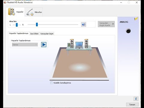 Realtek Hd Audio Yöneticisi Gözükmüyor!!