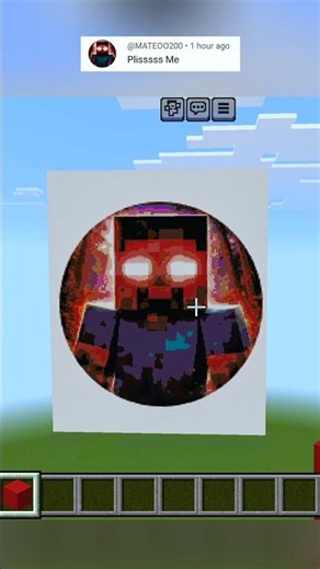 Minecraft Pixel Art tutorial #shorts