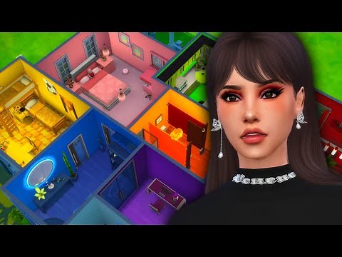Jeder Raum hat eine andere Farbe | Die Sims 4 Bau-Challenge | Doris