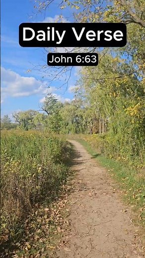 1 Verse, 1 Minute: John 6:63