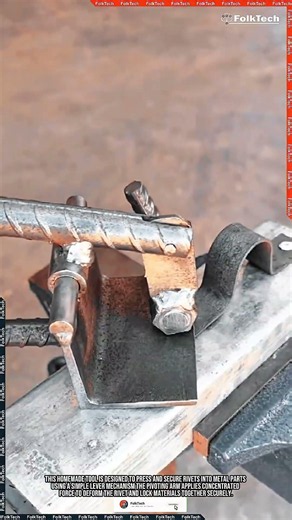 How Does This Homemade Rivet Tool Install Rivets Without Expensive Equipment?