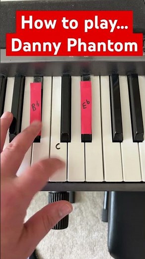 How to REALLY play Danny Phantom Theme #pianotutorial #nickelodeon #nostalgia