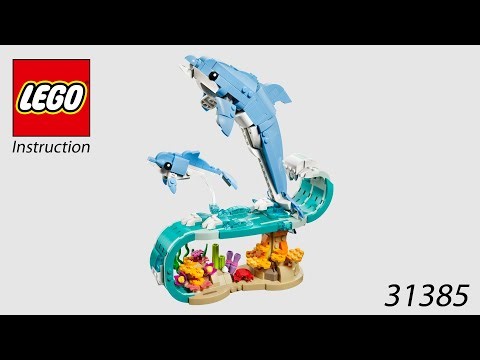 LEGO Instruction - Creator - 31385 - Sea Animals: Beautiful Dolphins