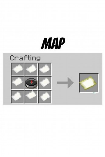 Making a map in Minecraft #shorts #minecraft #map #emptylocator #fyp #viral #paper #compass #small