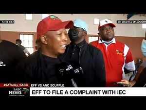 LGE 2021 | EFF vs ANC scuffle - EFF to file a complaint with IEC