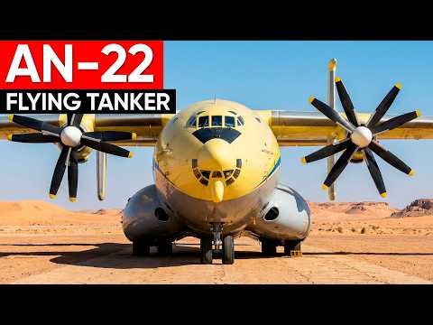 Russia’s PROPELLER BEHEMOTH — The An-22 Is A 250-TON Flying Monster