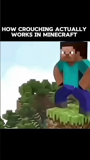 “How Crouching REALLY Works in Minecraft 😳🔥 | Minecraft Hindi Tips & Tricks Shorts”