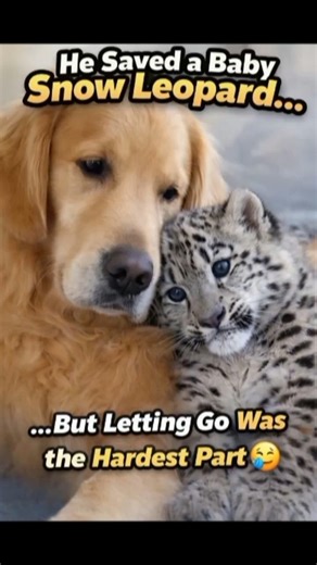 He Saved a Baby Snow Leopard… But Letting Go Was the Hardest Part #shorts