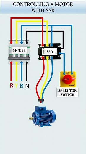 How to Control Motor Using SSR | Industrial Automation Basics #ssr #motorcontrols