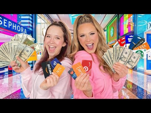 SPENDING ALL OF OUR BIRTHDAY MONEY + GIFT CARDS AT THE MALL 🛒🛍🤑 #shopping #birthday #fun #trend