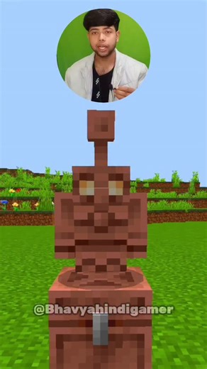 Bhavya Istwal on Instagram: "Can Copper Golem Actually Attack?😳🔥#minecraft #minecraftjava"