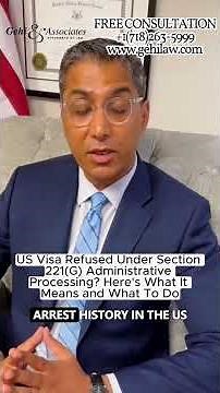US Visa Refused Under Section 221(G) Administrative Processing? Here's What It Means and What To Do