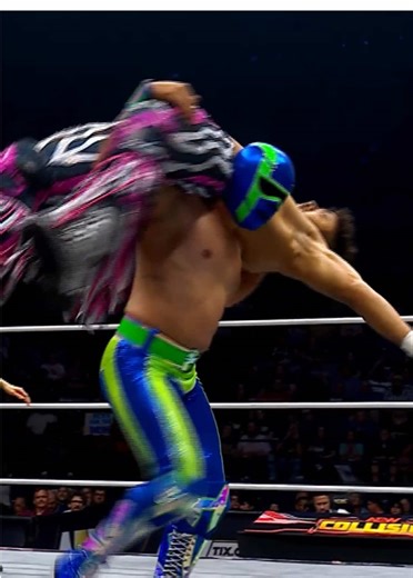 Max Caster's Hologram Challenge in AEW Collision