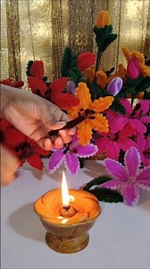 DIY Pipe Cleaner Lily Flowers Tutorial🌸🌺 #tutorial #flowers #pipecleanercrafts #handmadeflowers