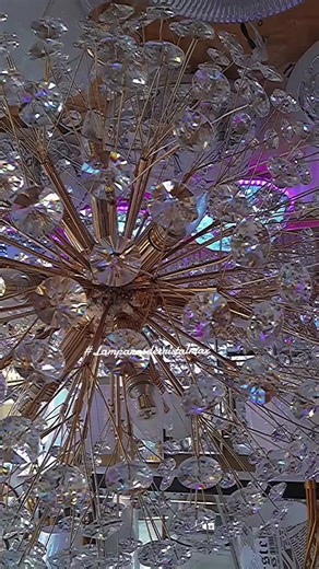 Lámparas de Cristal Max - Luminaria de Techo con Cristales y LED