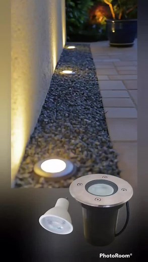 Focos empotrables GU10 para iluminación exterior