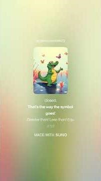 CHOMPY THE CROCODILE THE COMPARING SONG