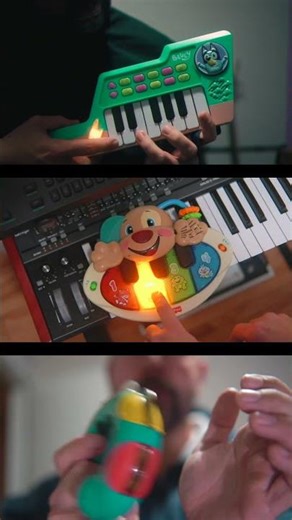 Bluey Keytar, Fisher-price, Kids Toy Piano, Xylophone Medley.