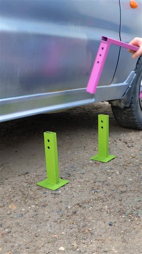 2.3M views · 5.5K reactions | DIY Car Jack Safety Lock! ️ Don’t Risk It Without This Hack | 5-Minute Crafts | Facebook