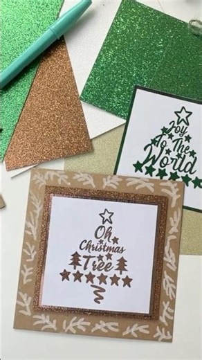 Make Easy Foil Christmas Cards With A Heat-press #christmascrafts #diychristmascards #diychristmas