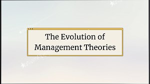 The Evolution of Management Theories. - Animated Video By Pixel_Guru - Mango Animate