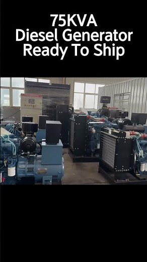 🚢 Shipping Today! 75kVA Diesel Generator Sets | Tested & Verified for Global Client
