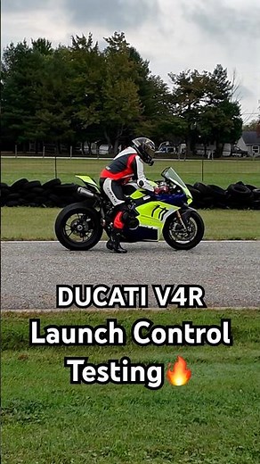 Ducati V4R Launch Control Test 🚀 #ducati #v4r #launchcontrol #trackday #motorcycle