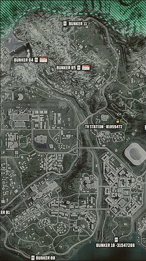 Bunkers location and codes #verdansk #warzone #callofduty #shorts