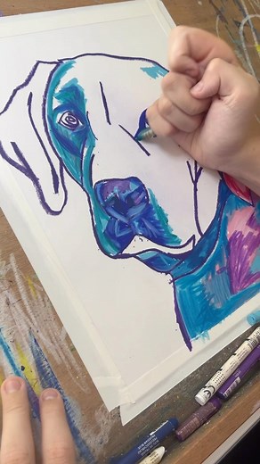 Calling all Labrador lovers! Prepare to be amazed by this remarkable young artist. Despite his autism, his artwork tells a powerful story. His vibrant and daring pet portraits are simply breathtaking.⁣ .⁣ .⁣ .⁣ .⁣ .⁣ #animalart #artistsoninstagram #artoftheday #blacklab #chocolatelab #custompetportrait #dogartist #doggo #doglovers #dogoftheday #dogportrait #goldenretriever #instaart #labrador #labsofinsta #labstagram #petartist #petlovers #petportrait #petportraitsofinstagram #pets #petsofinstag