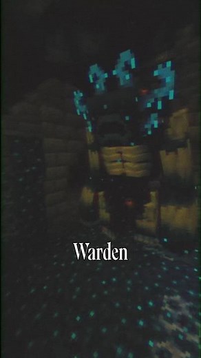 🚫😨 This is NOT a NORMAL WARDEN 😨🚫 #minecraft #mcpe #minecraftshorts