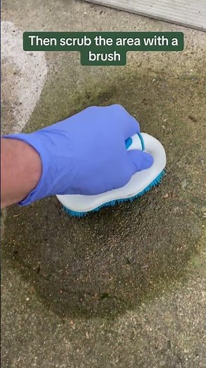 How to Clean Concrete with Vinegar #vinegar #concrete #cleaning #cleaningtips #diy #cleaningwithme