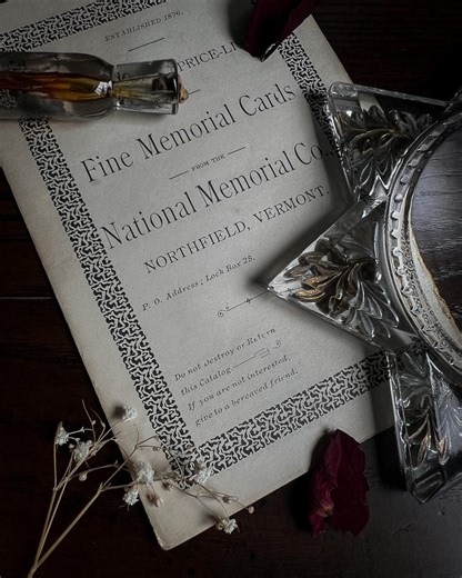 Victorian “fine Memorial Cards” Catalog - National Memorial Co. Mourning Ephemera - 19th Century Trade Advertisement - Etsy