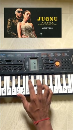 🎹jugnu song piano tutorial🎹 #piano #shorts