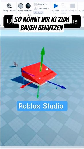 Wie man den Studio Assistent benutzten kann #developer #roblox #short #robloxstudio #Ki #tutorial