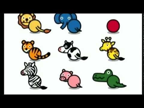 Korean 동글동글 동물친구 (9-12 장) - Educational Kids Animation