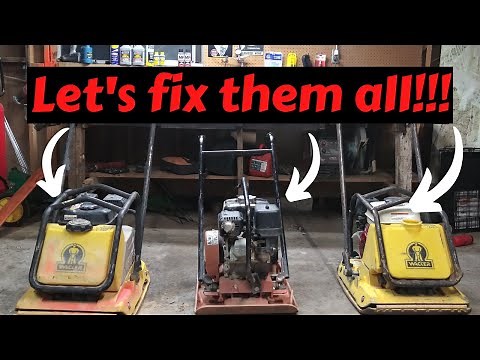Honda GX160 plate compactor Repair-A-Thon! 3 repairs in 1 video. Let's fix them all.