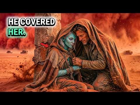 Alien Girl Was Left Alone During the Sandstorm—Until a Human Stranger Covered Her Body